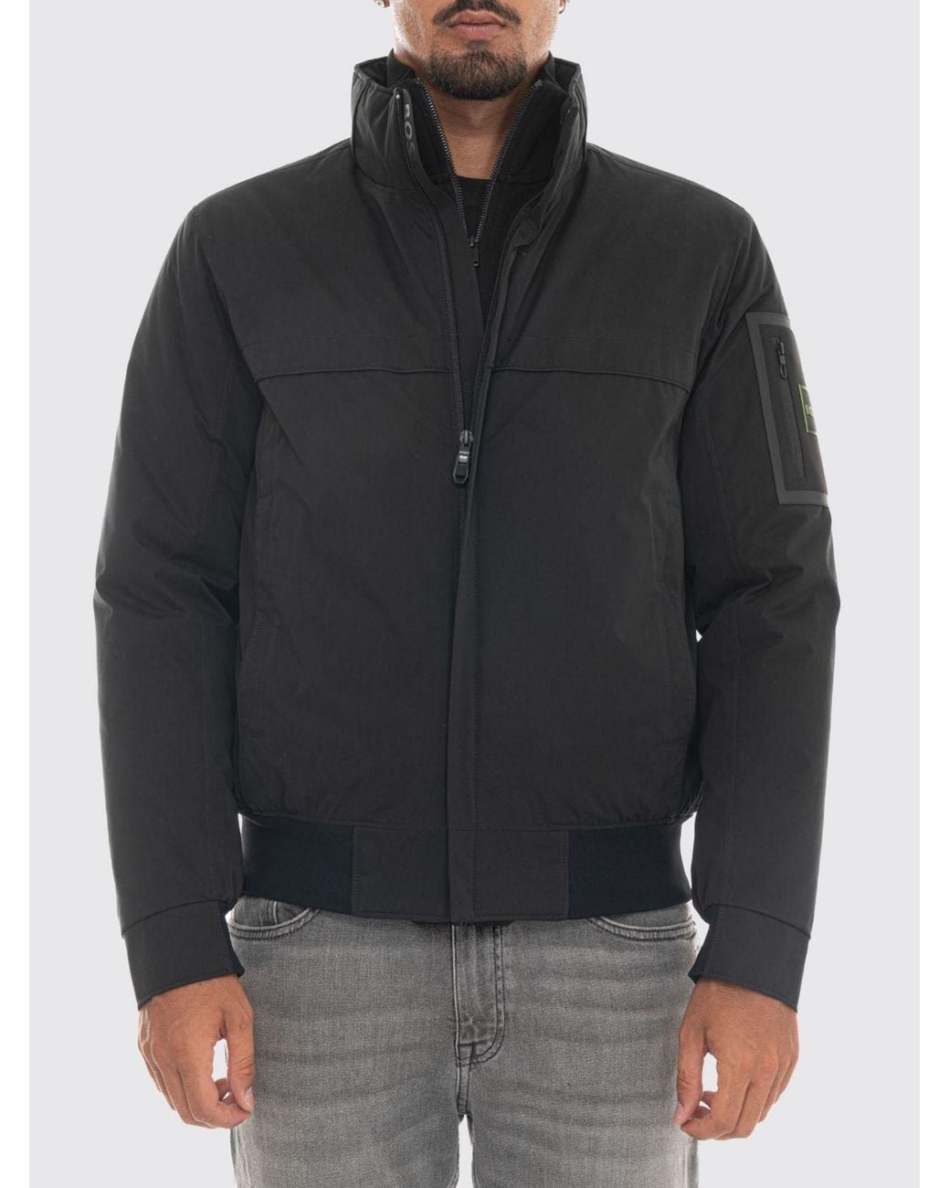 Boss Black Ow-Jadon Padded Bomber Jacket for men