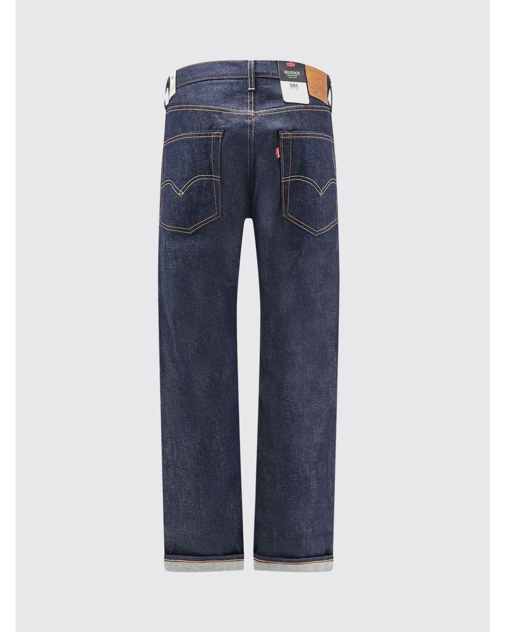 Levi's Blue 501 Original Straight Fit Jeans for men