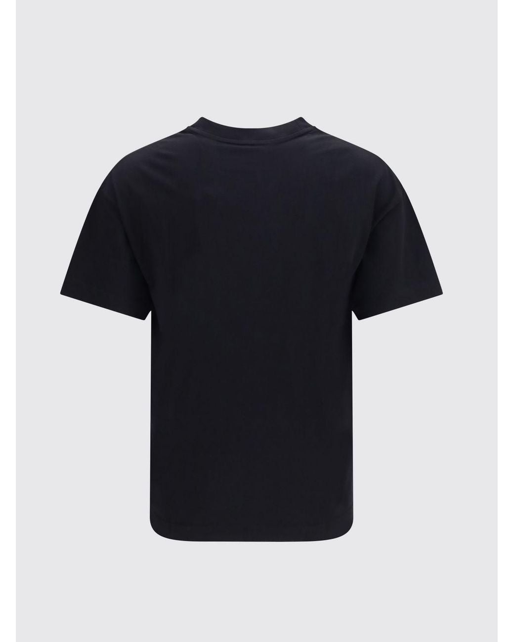 Palm Angels Black Crewneck T-Shirt for men