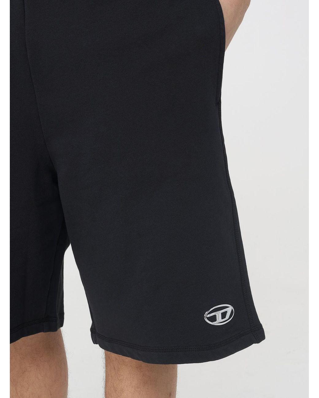 DIESEL Black P-Marky Cotton Shorts for men