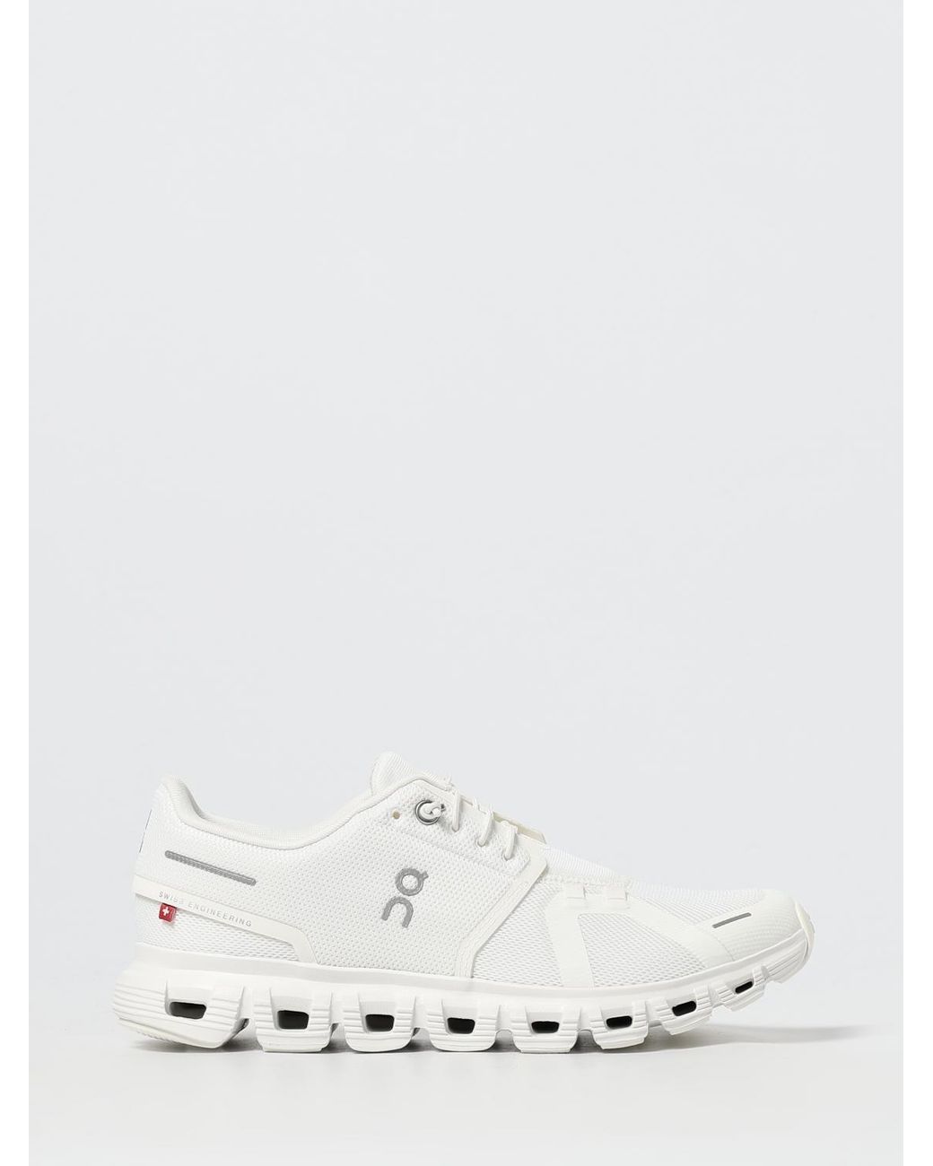 On Shoes White Cloud 6 Mesh Sneakers On