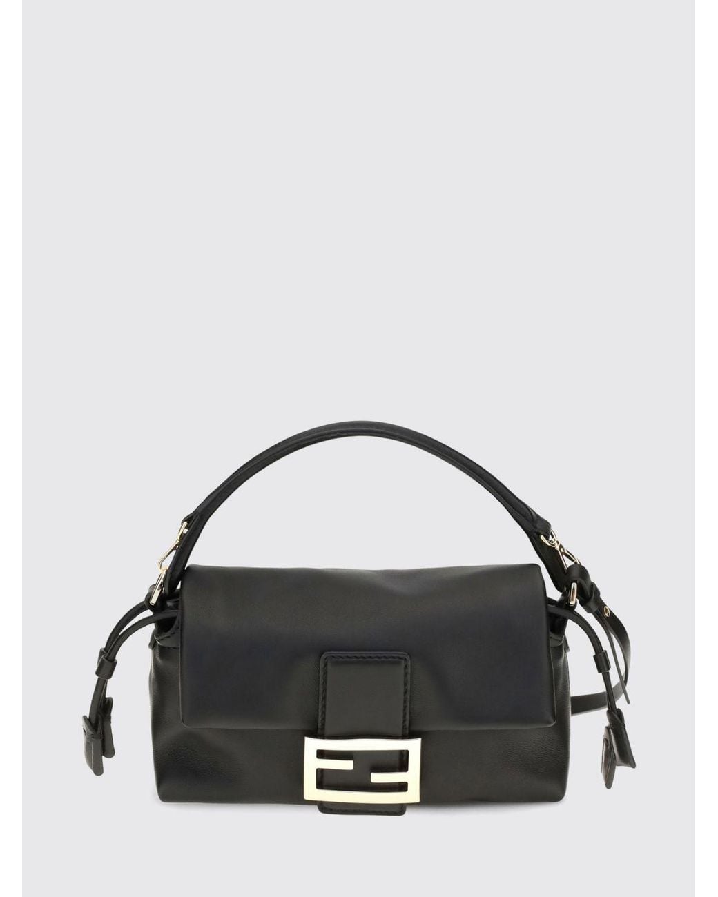 Fendi Black Baguette Mini Bag