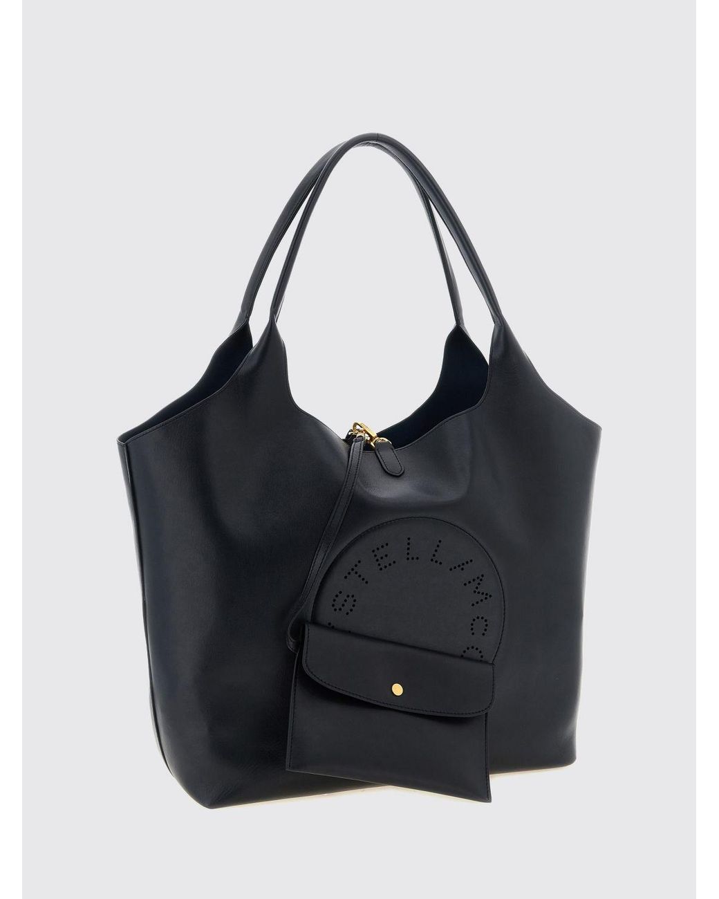 Stella McCartney Blue Alter Mat Tote Bag With Perforated Logo And Pouch