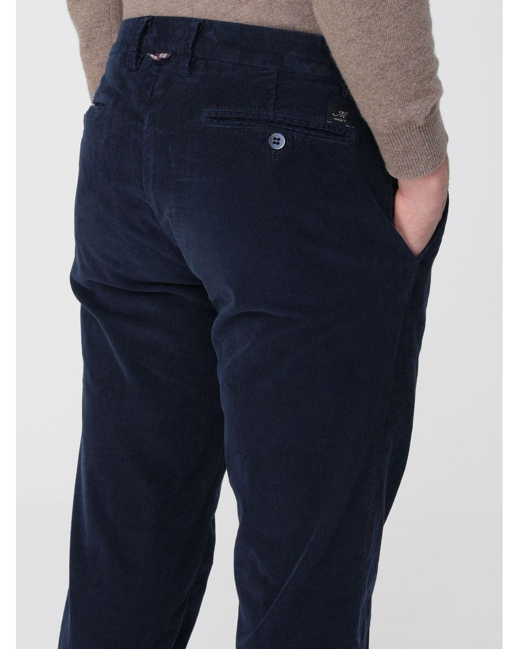 Mason's Blue Trousers for men