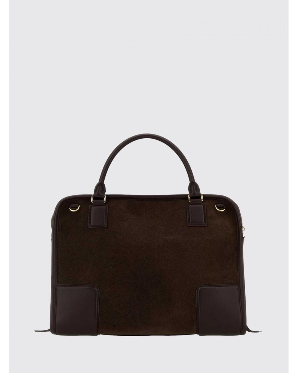 Loewe Black Amazona 180 Suede Bag
