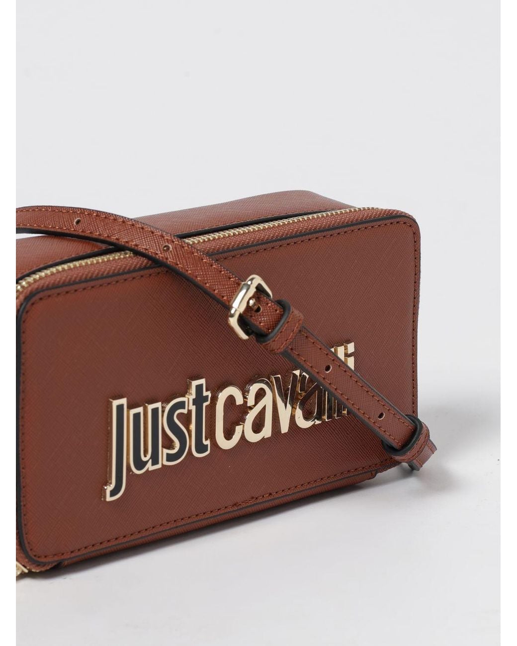 Just Cavalli Brown Handbag