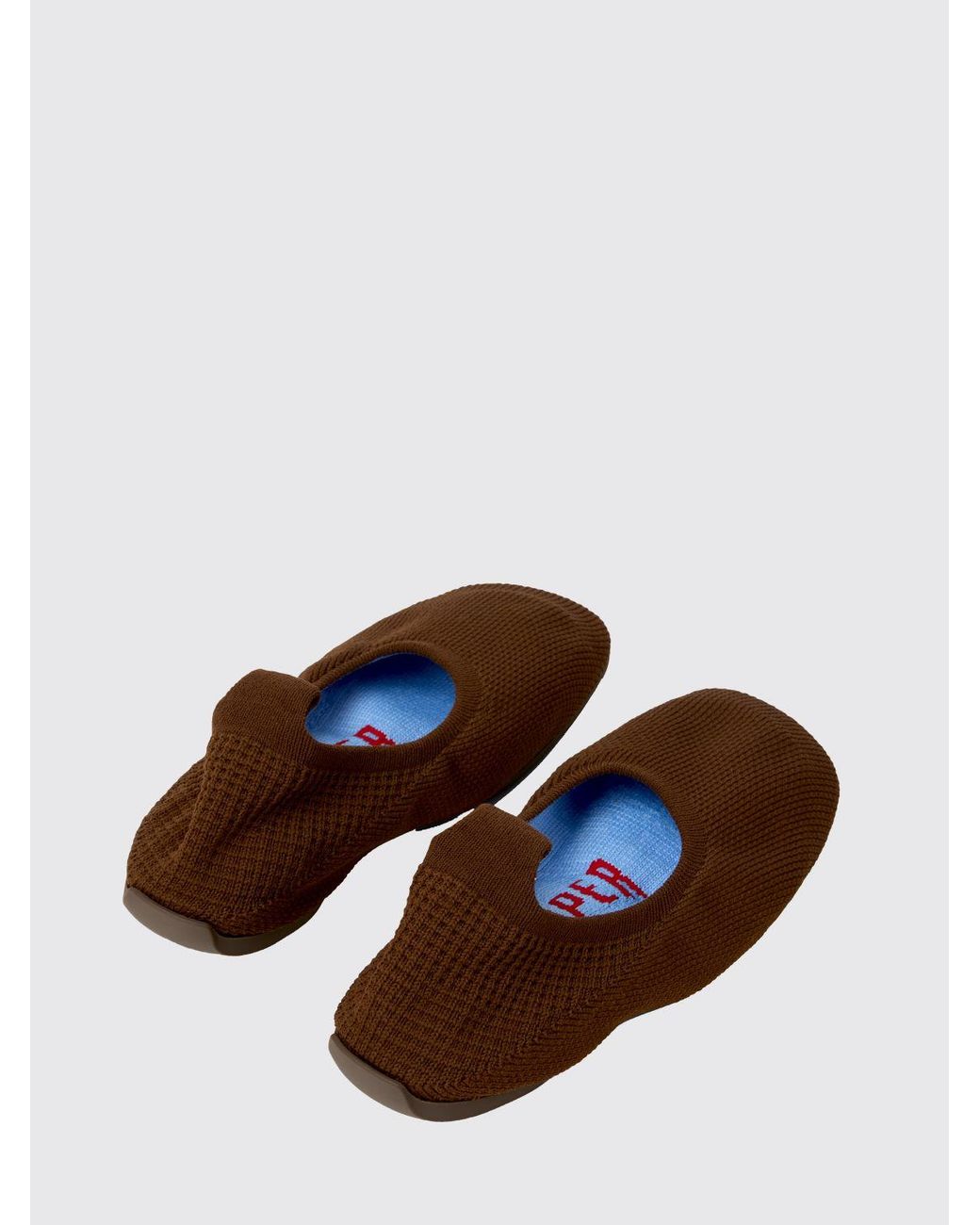 Camper Brown Right Niko Ballet Flats