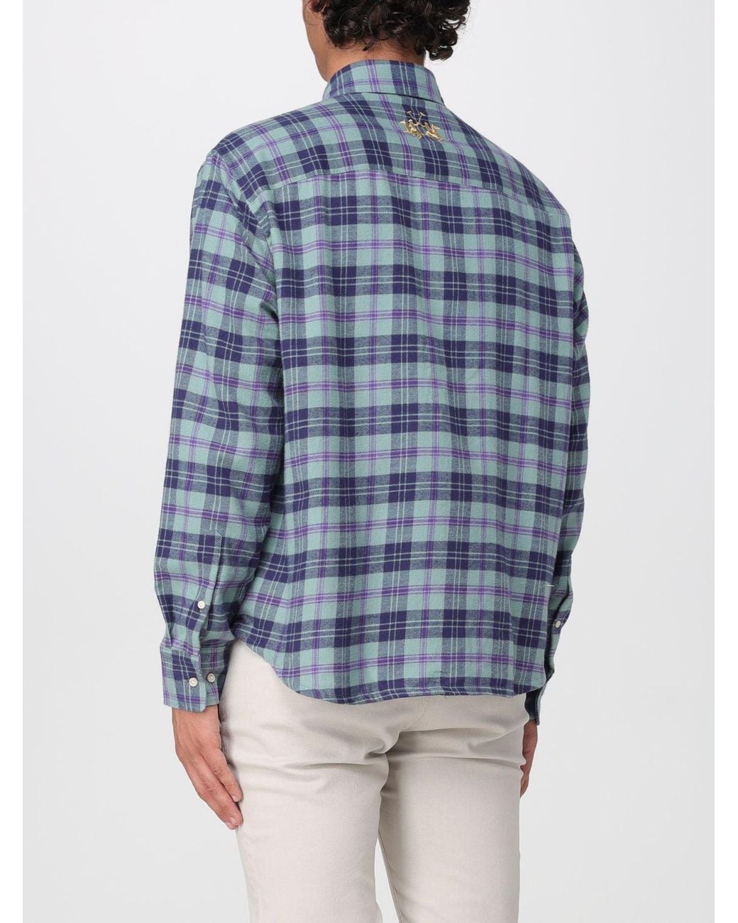 La Martina Blue Shirt for men