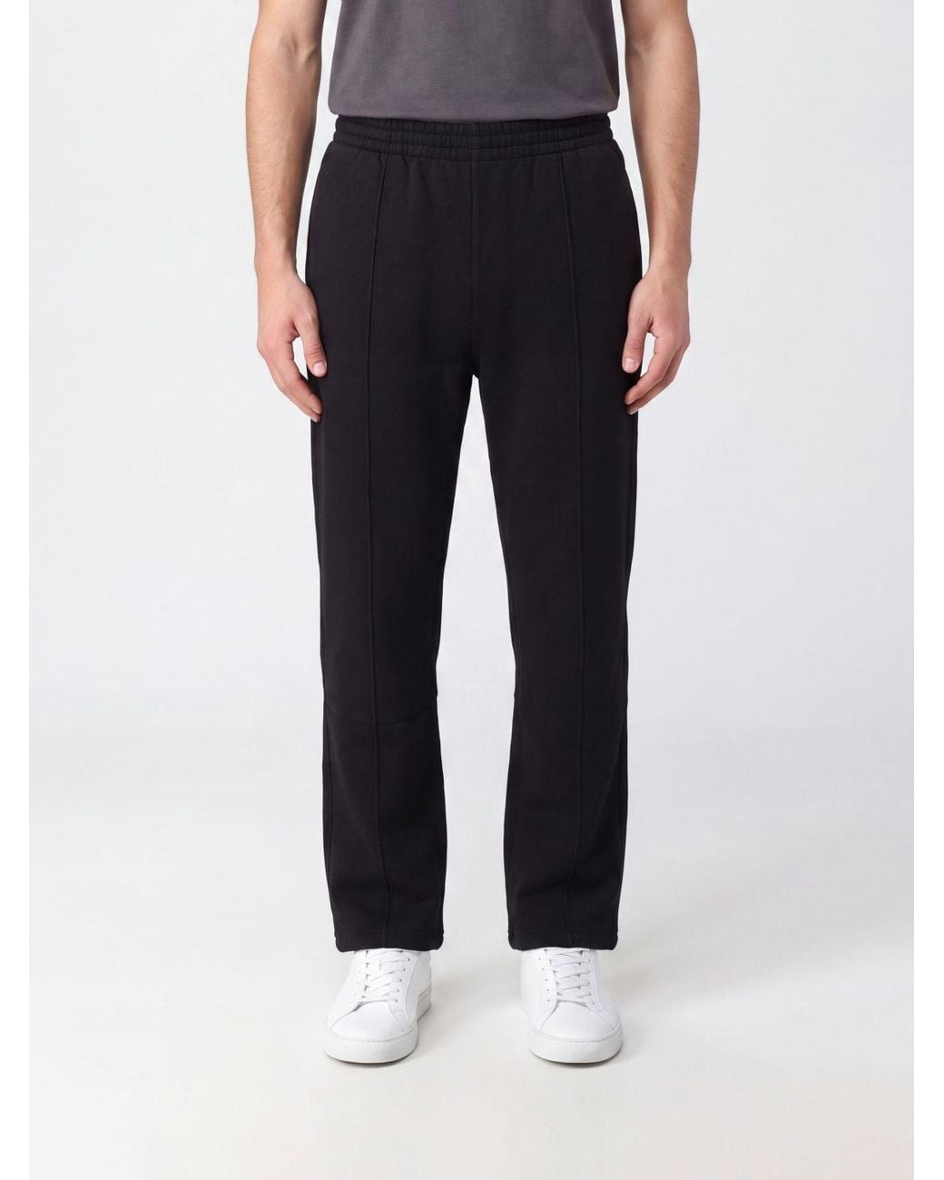 Represent Black Wide-Leg Jersey Jogging Pants With Elasticated Waist for men