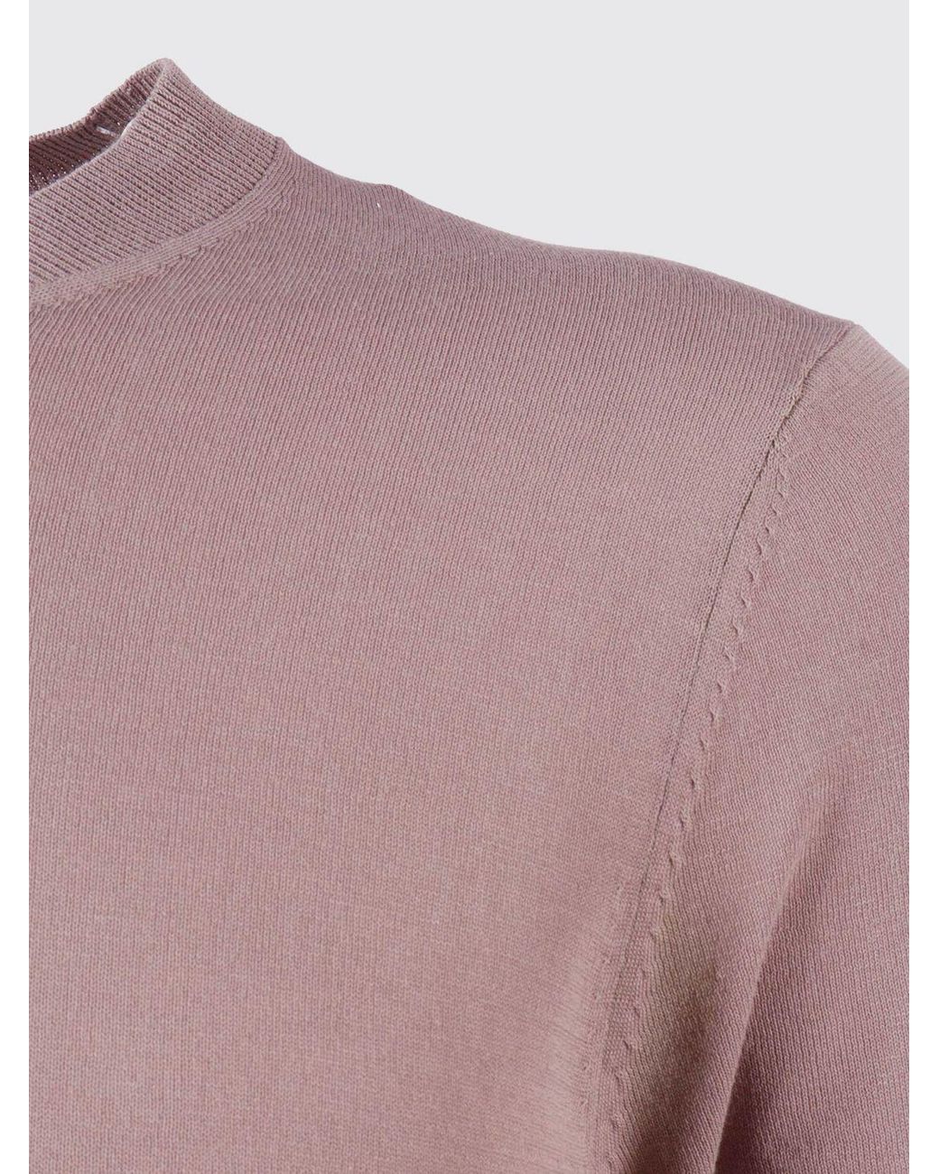 Ballantyne Gray Cotton Knit Top for men
