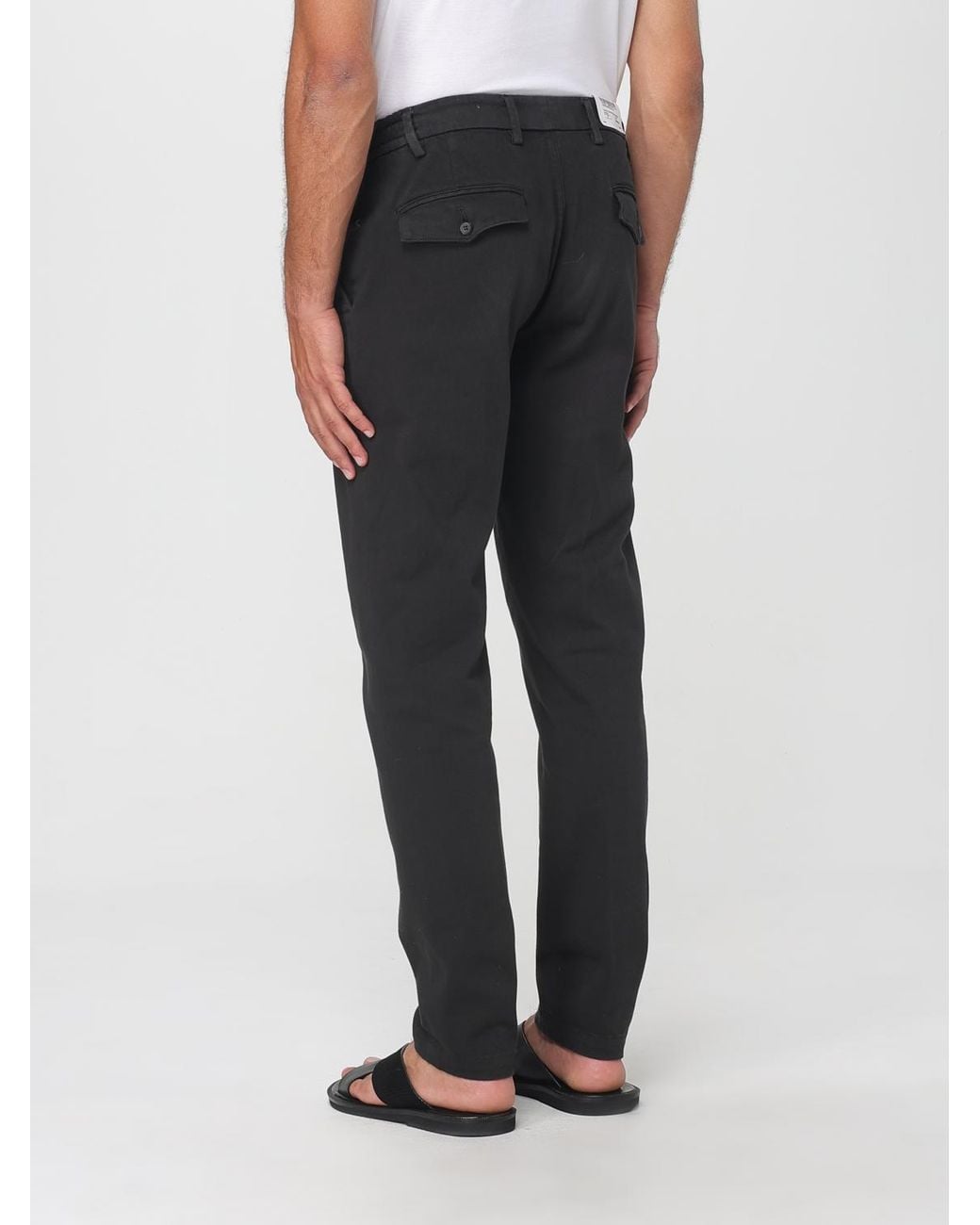 Eleventy Black Pants for men