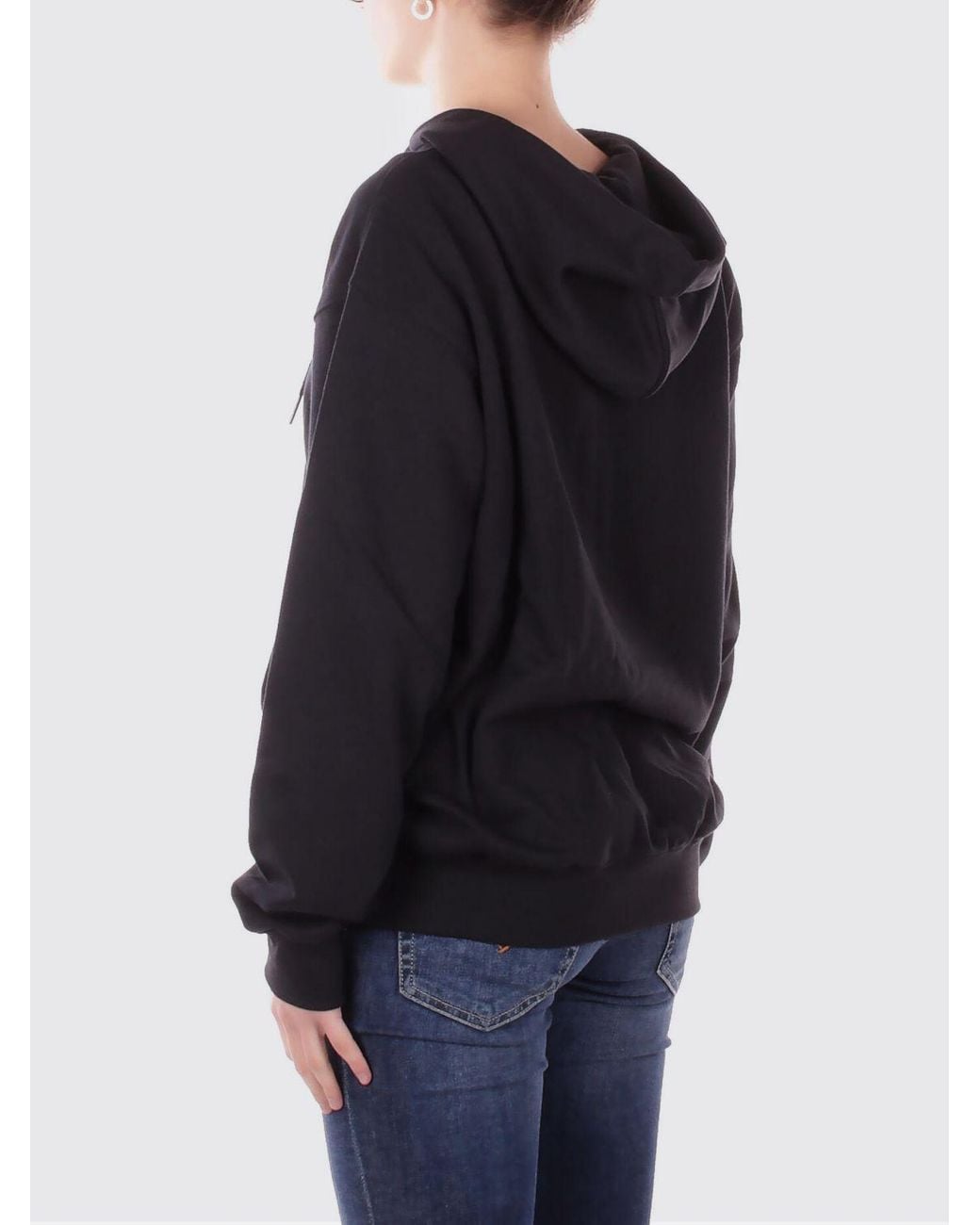 New Balance Blue Cotton Sweatshirt With Logo for men