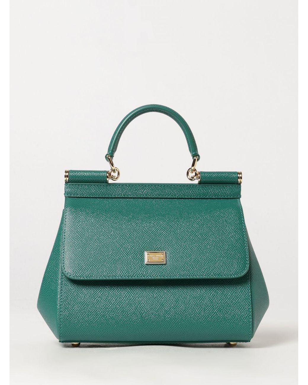 Dolce & Gabbana Green Dolce &Amp Gabbana Sicily Mini Handbag