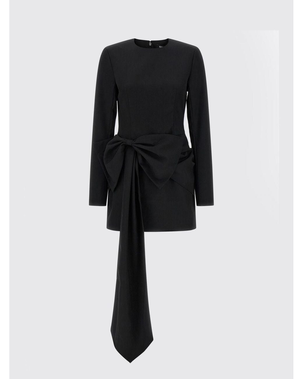 ROTATE BIRGER CHRISTENSEN Black Maxi Bow Dress