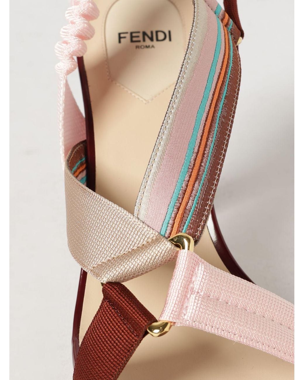 Fendi Pink Colibrì High-Heeled Slingbacks