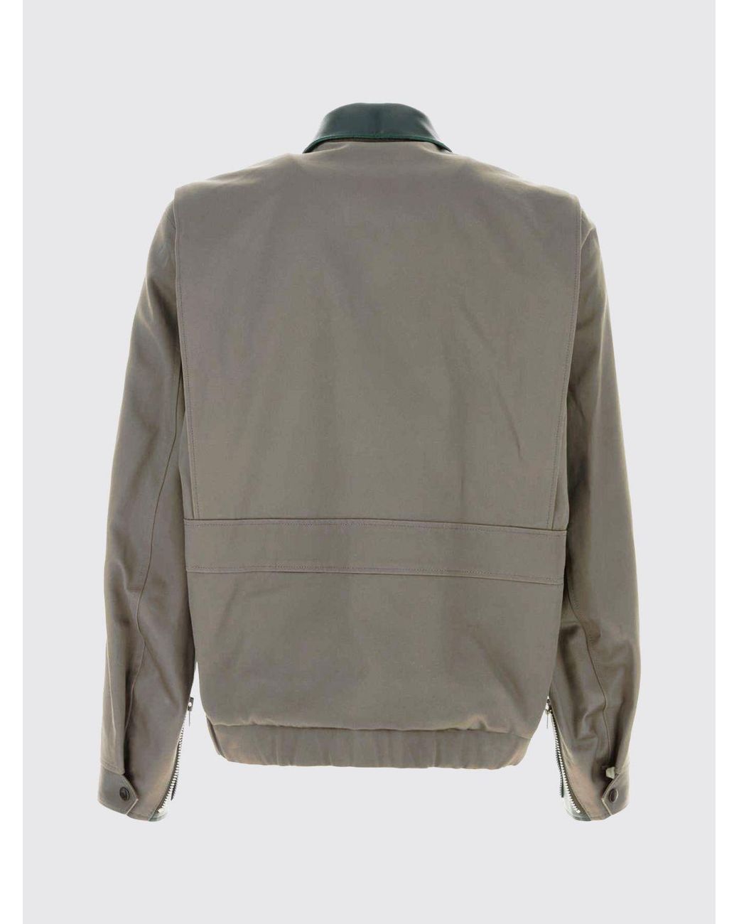 Sacai Gray Cotton Jacket for men