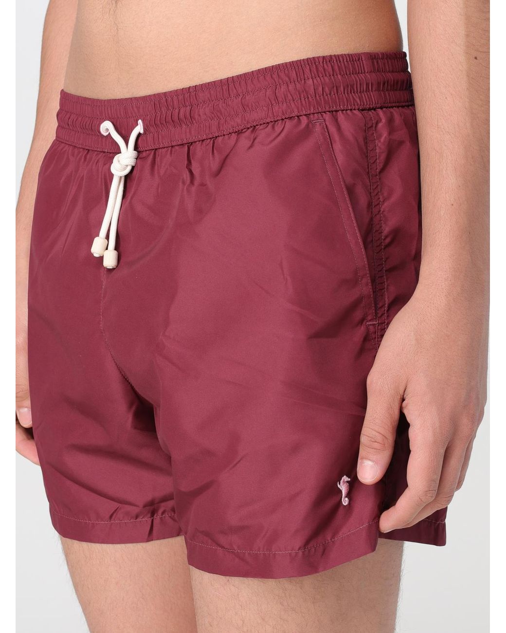 Kampos Red Polyester Swimsuit for men