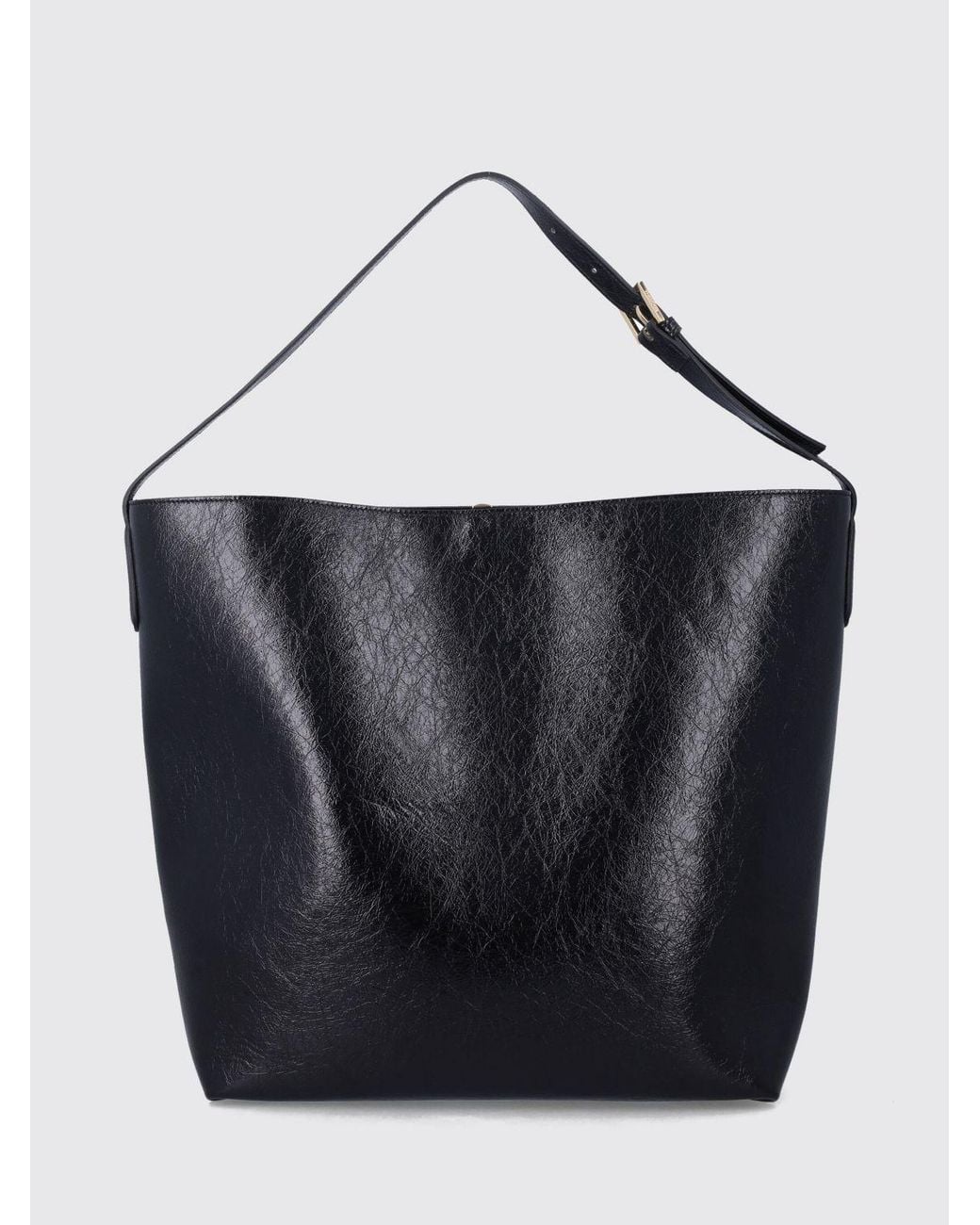 THEMOIRÈ Black ThemoirÈ Themoiré Vegan Leather Shoulder Bag With Adjustable Handle
