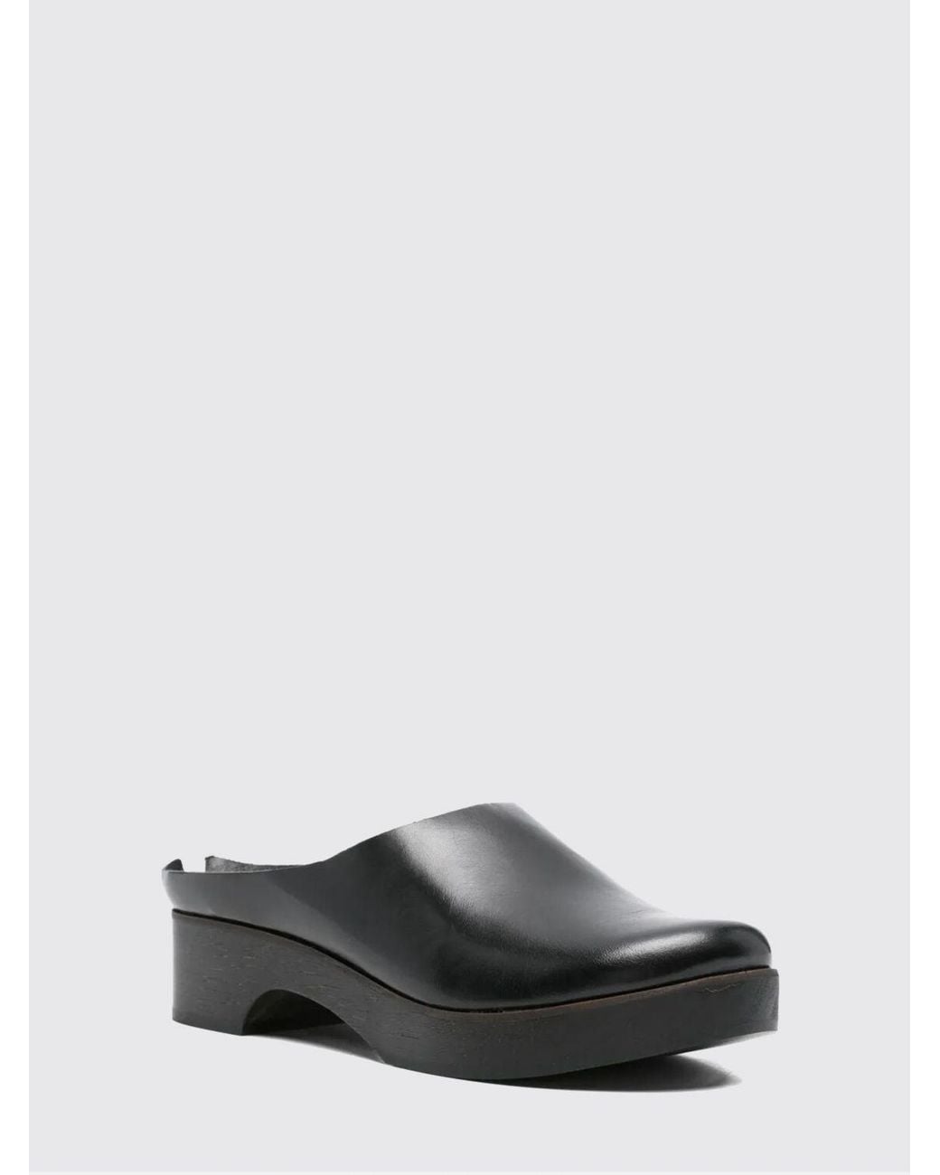 Daniela Gregis White Leather Mules