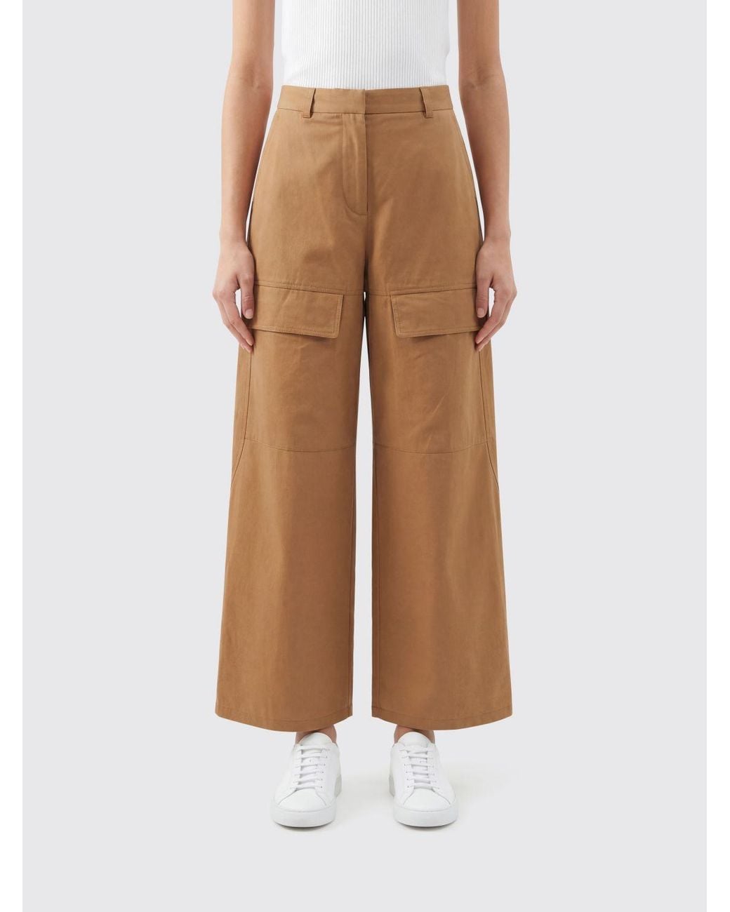 Stella McCartney Natural Cotton Cargo Pants