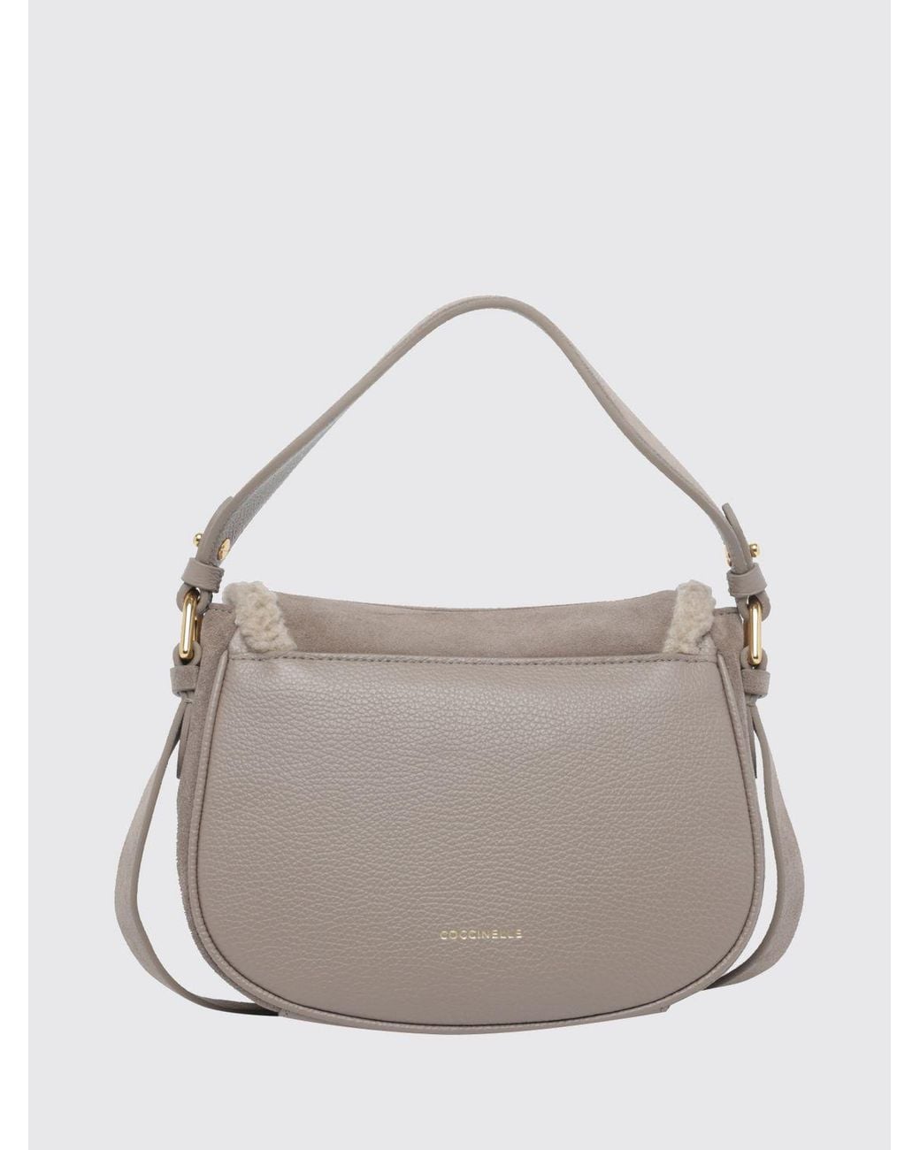 Coccinelle Gray Shoulder Bag