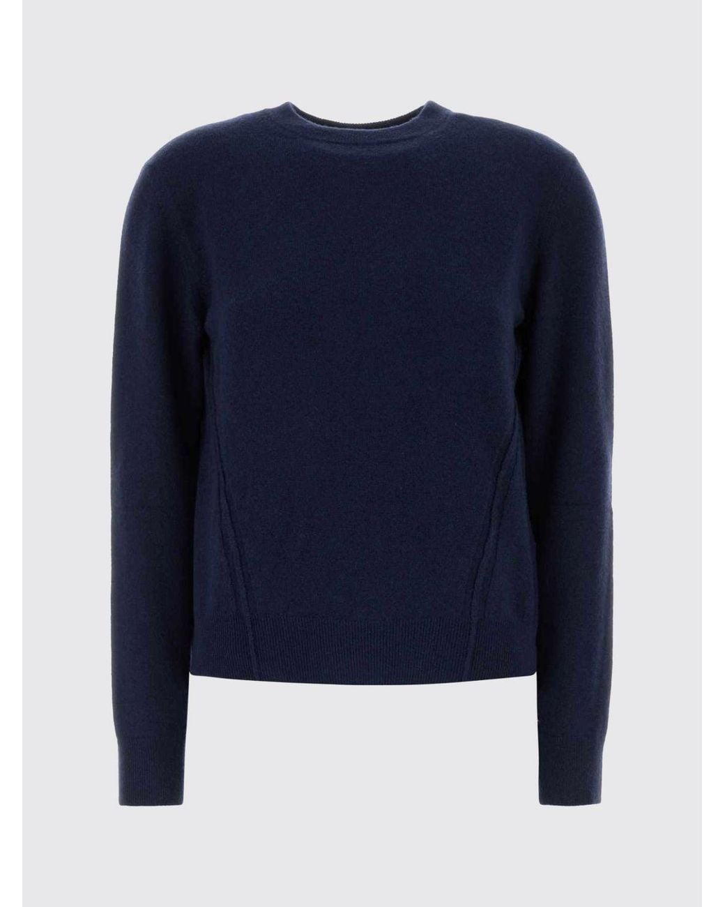 Jil Sander Blue Long-Sleeved Crewneck Jumper