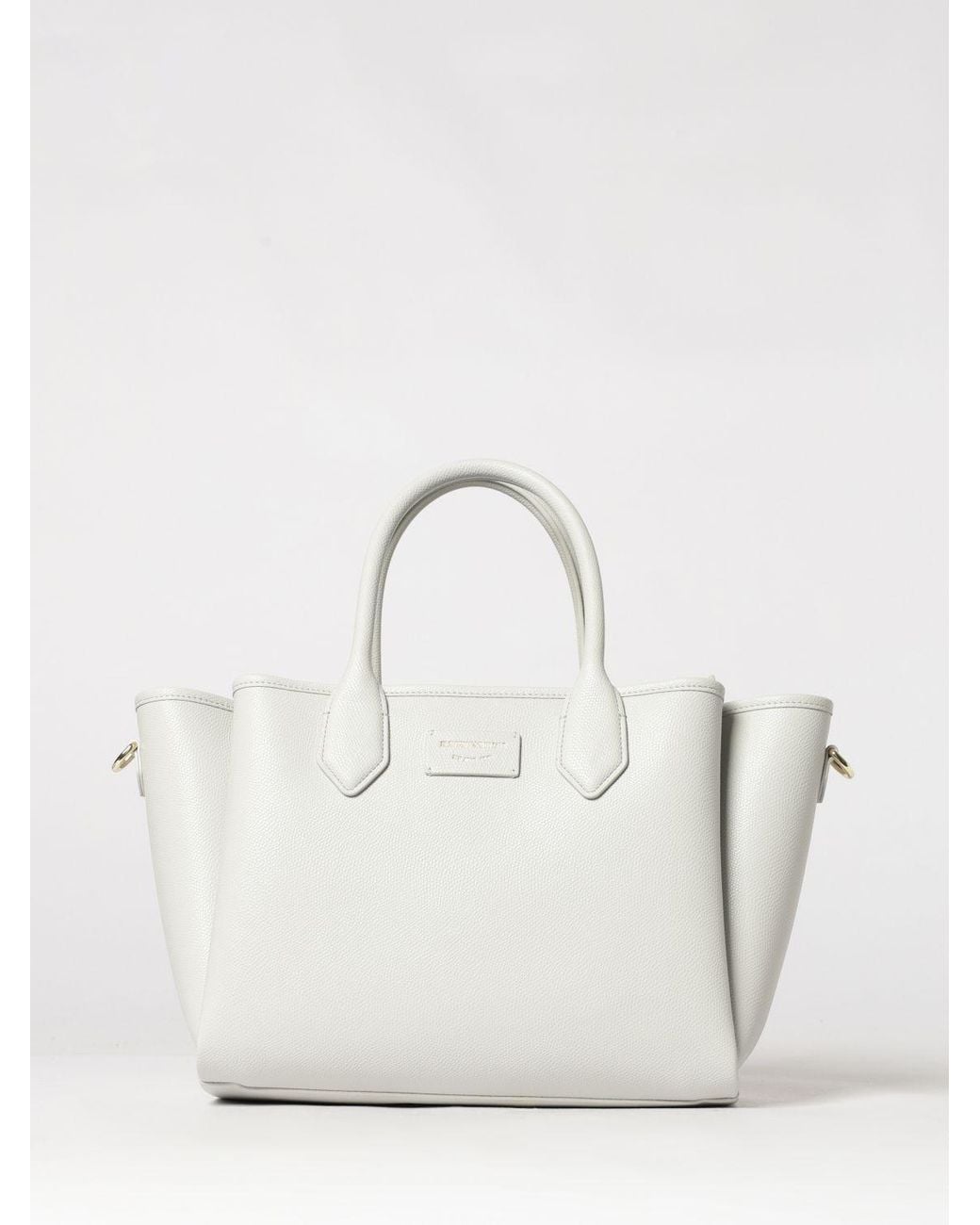Emporio Armani Natural Odette Faux Leather Handbag