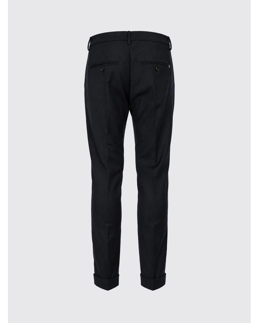 Dondup Black Gaubert Slim Fit Sartorial Pants for men