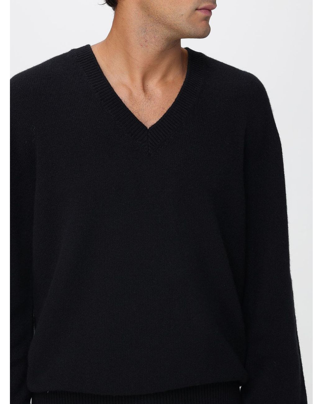 Laneus Black Jumper for men