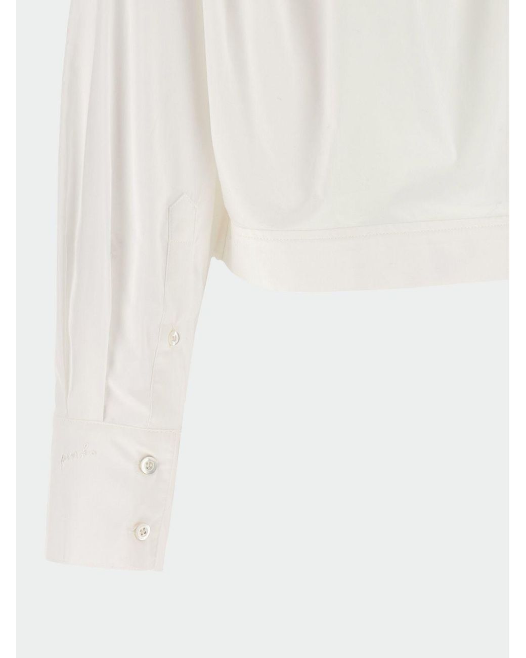 Pinko White Cotton Shirt