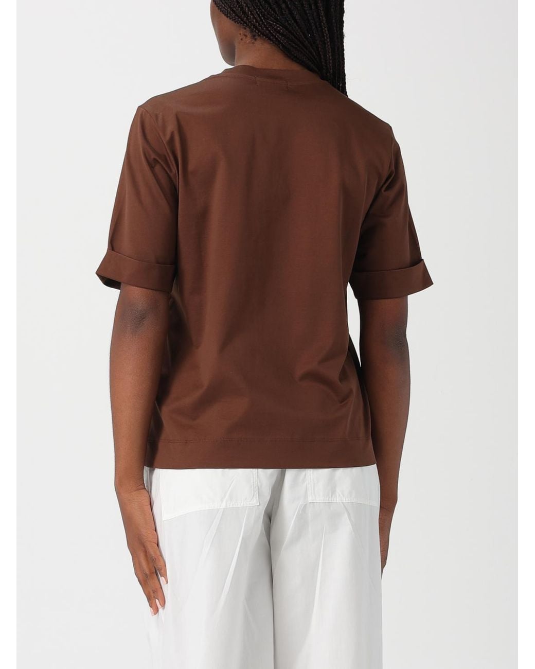Soeur Brown Basic Cotton T-Shirts