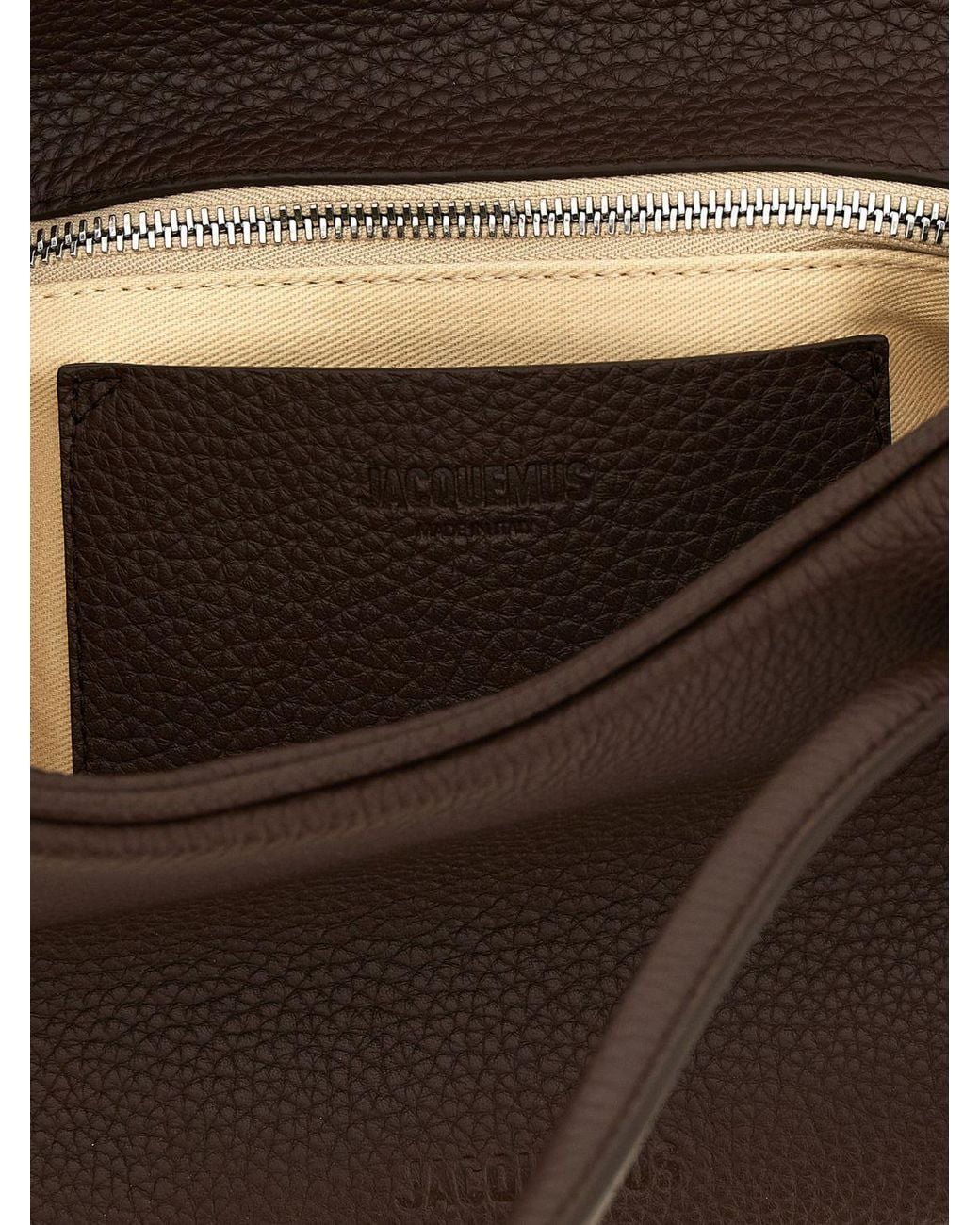 Jacquemus Brown Le Turismo Grained Calfskin Shoulder Bag With Logo