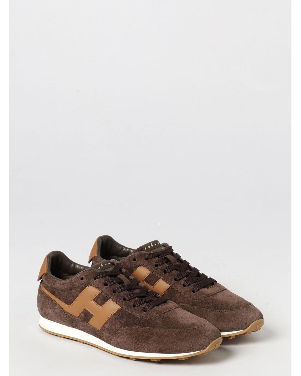 Hogan Brown H699 Sneakers for men