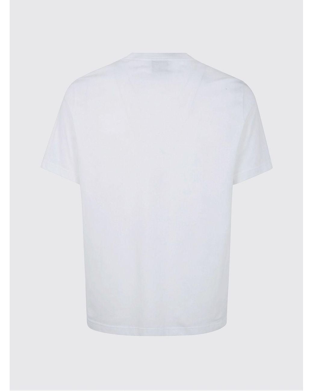 Paul Smith White Crew Neck Cotton T-Shirt for men