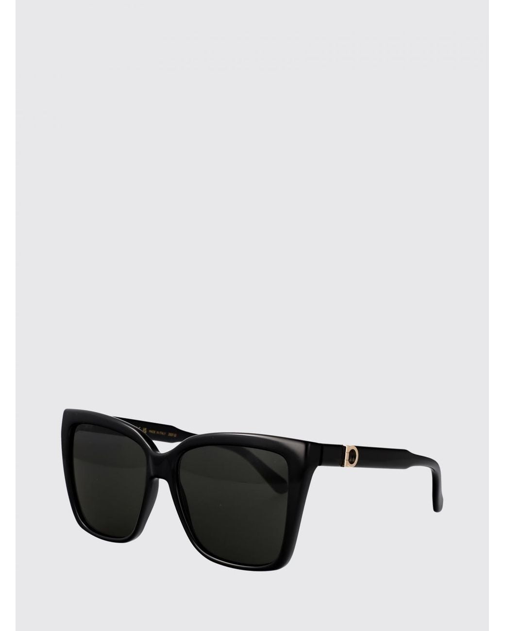 Ferragamo Black Cat-Eye Sunglasses