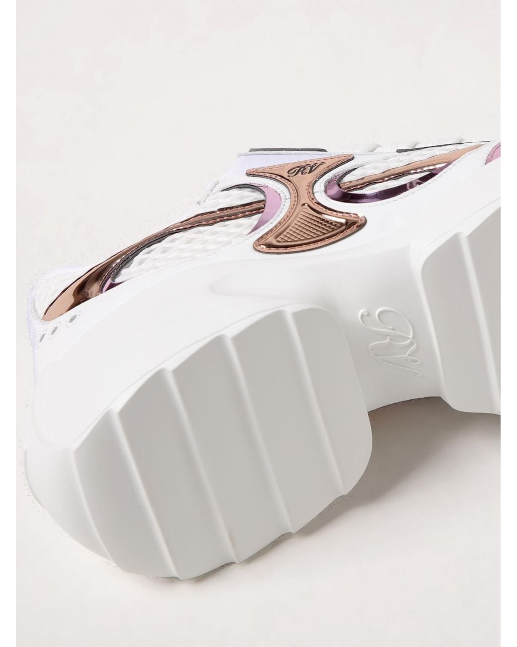 Roger Vivier Natural Sneakers