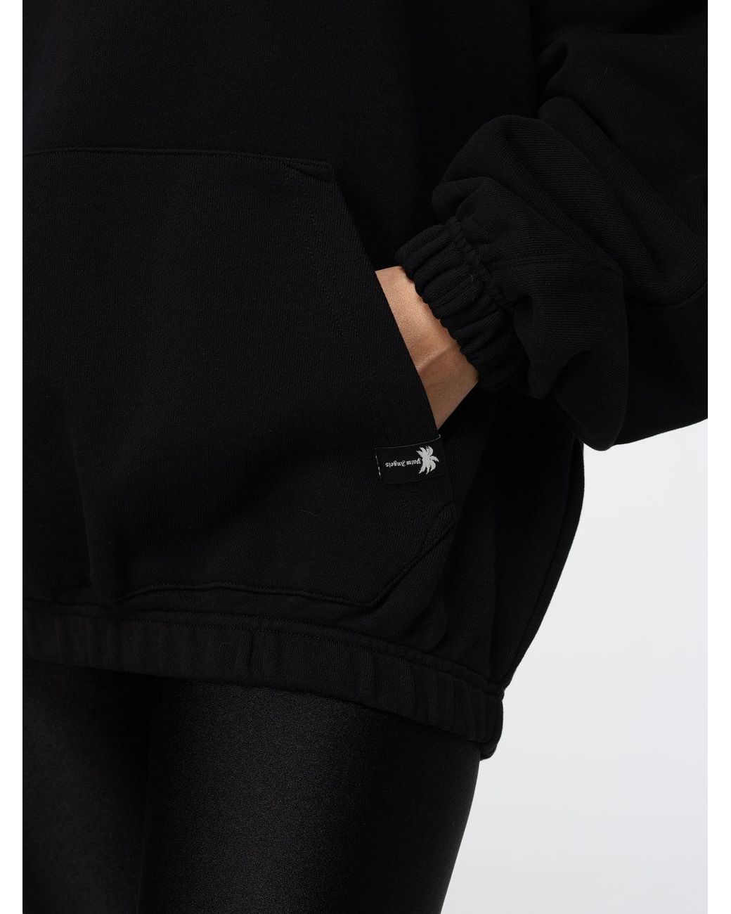 Palm Angels Black Sweatshirt