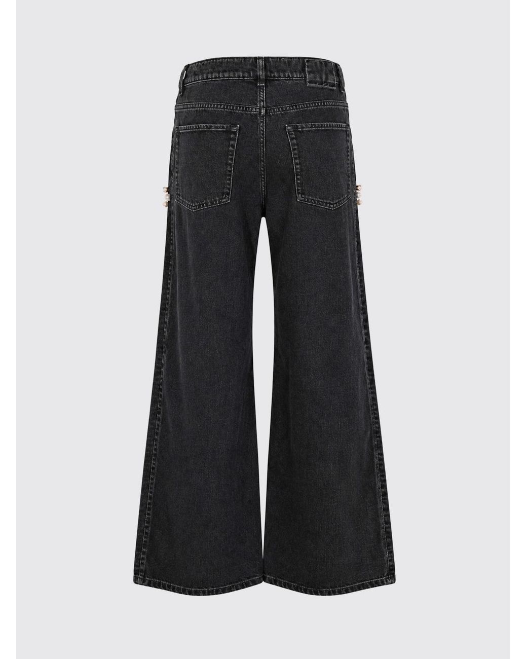 Pinko Blue High-Waisted Flare-Leg Jeans