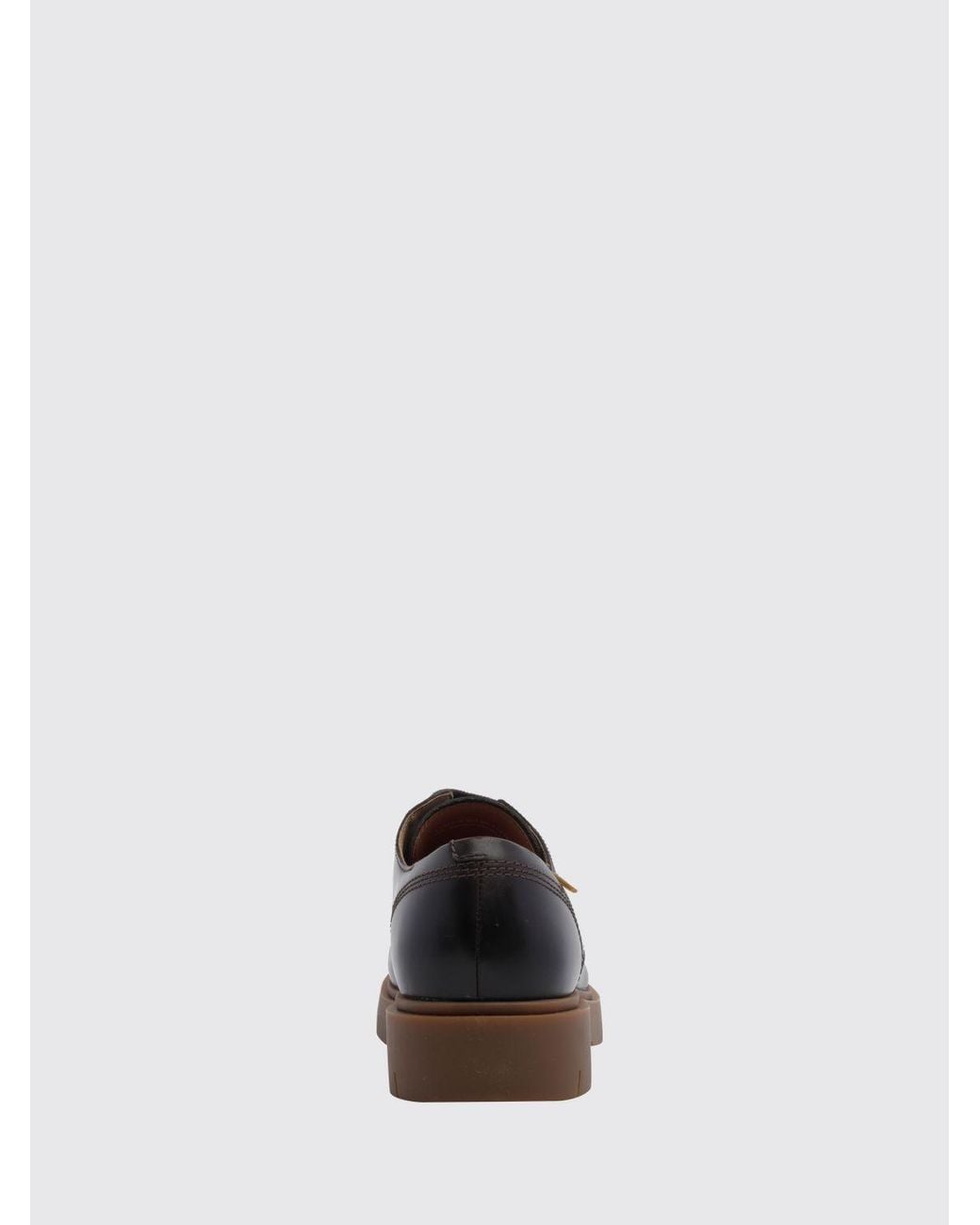 Camper White Smooth Leather Derby Shoes With Ortholite Recycled Insole for men
