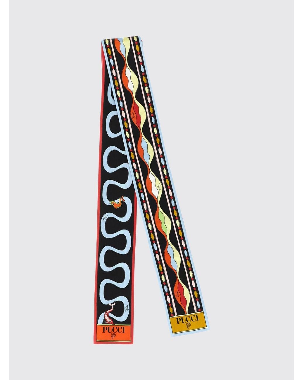 Emilio Pucci White Neck Scarf