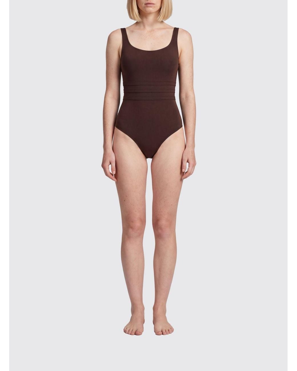 Eres Brown One-Piece Swimsuit