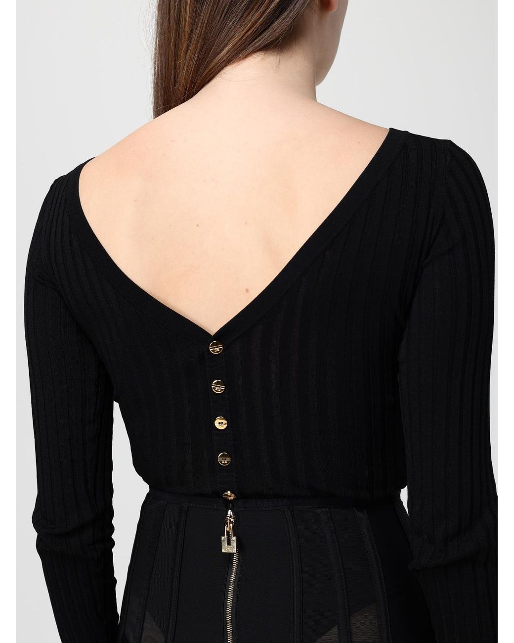 Elisabetta Franchi Black Top