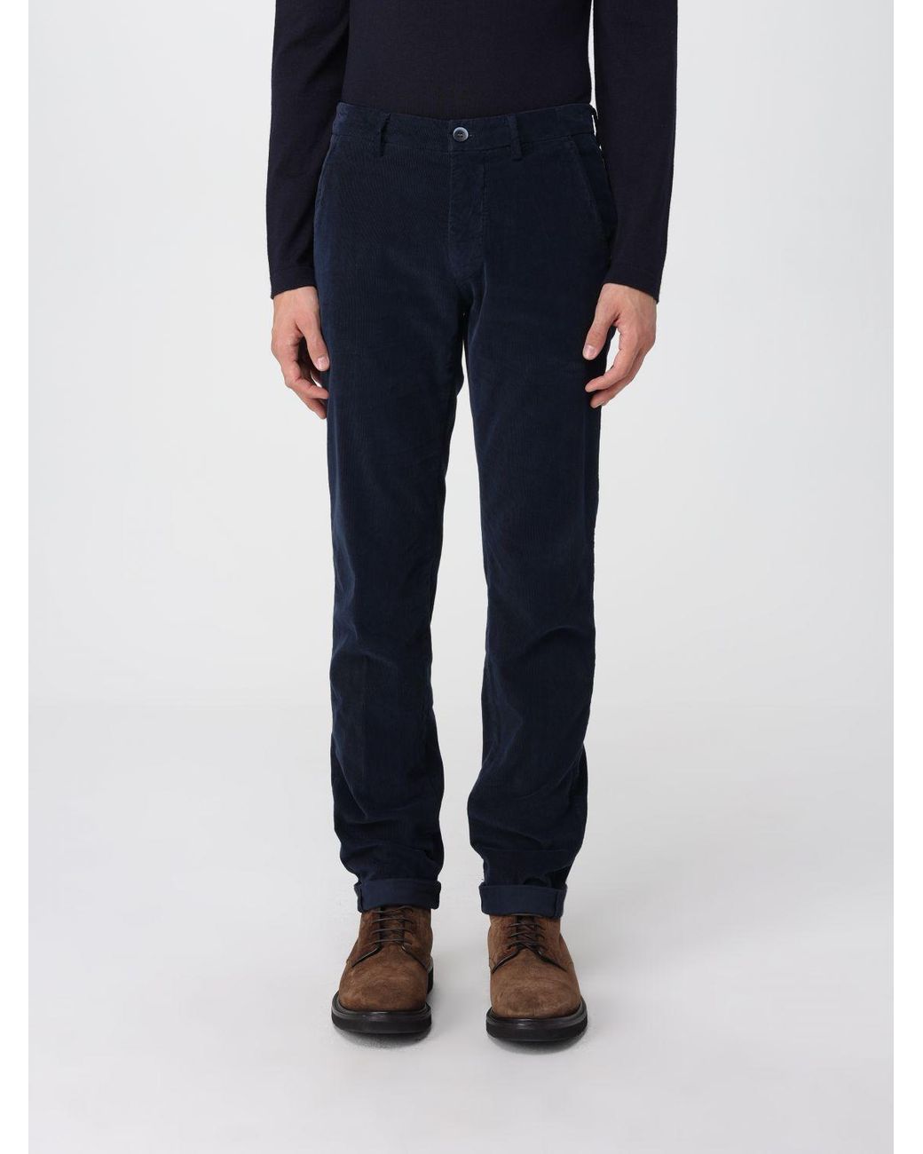 Mason's Blue Trousers for men