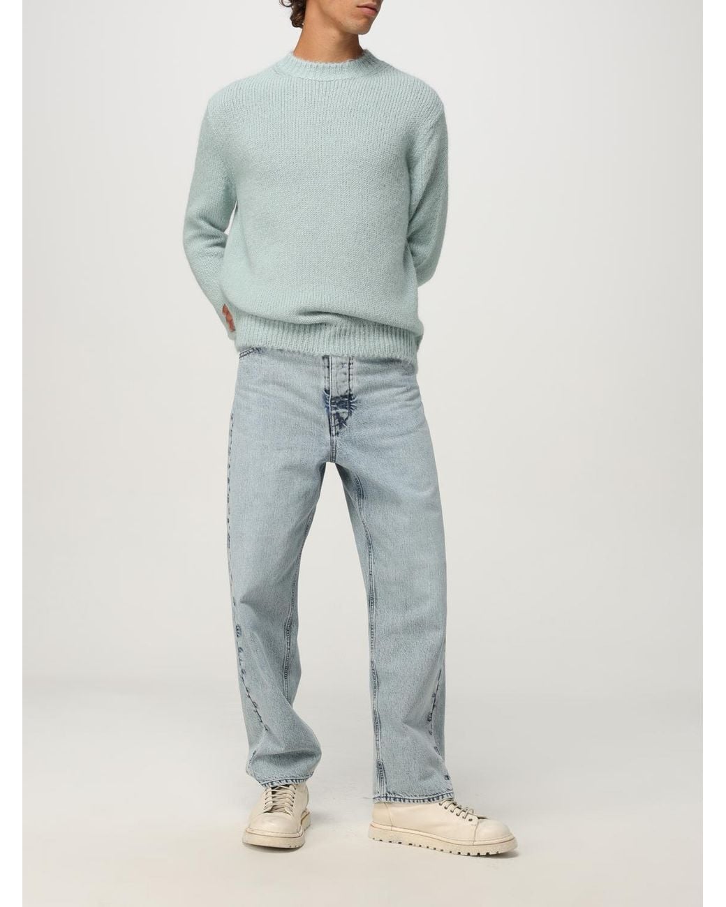 Jil Sander Blue Sweatshirt for men