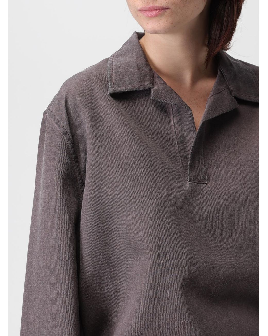 Sunnei Gray Polo Shirt
