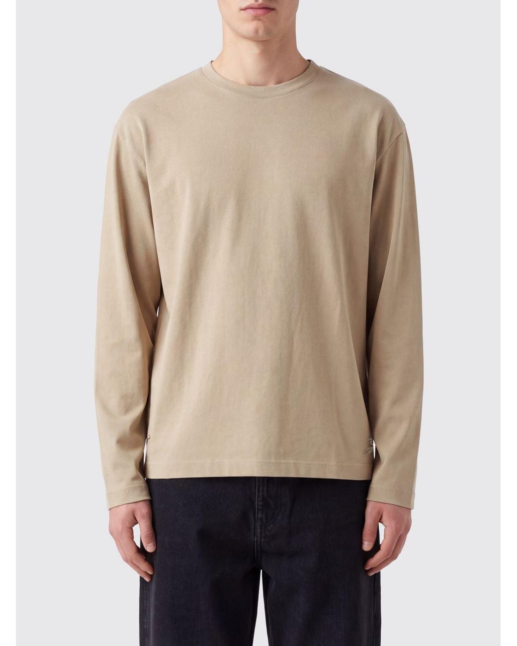 Jacquemus Natural Long-Sleeved T-Shirt for men