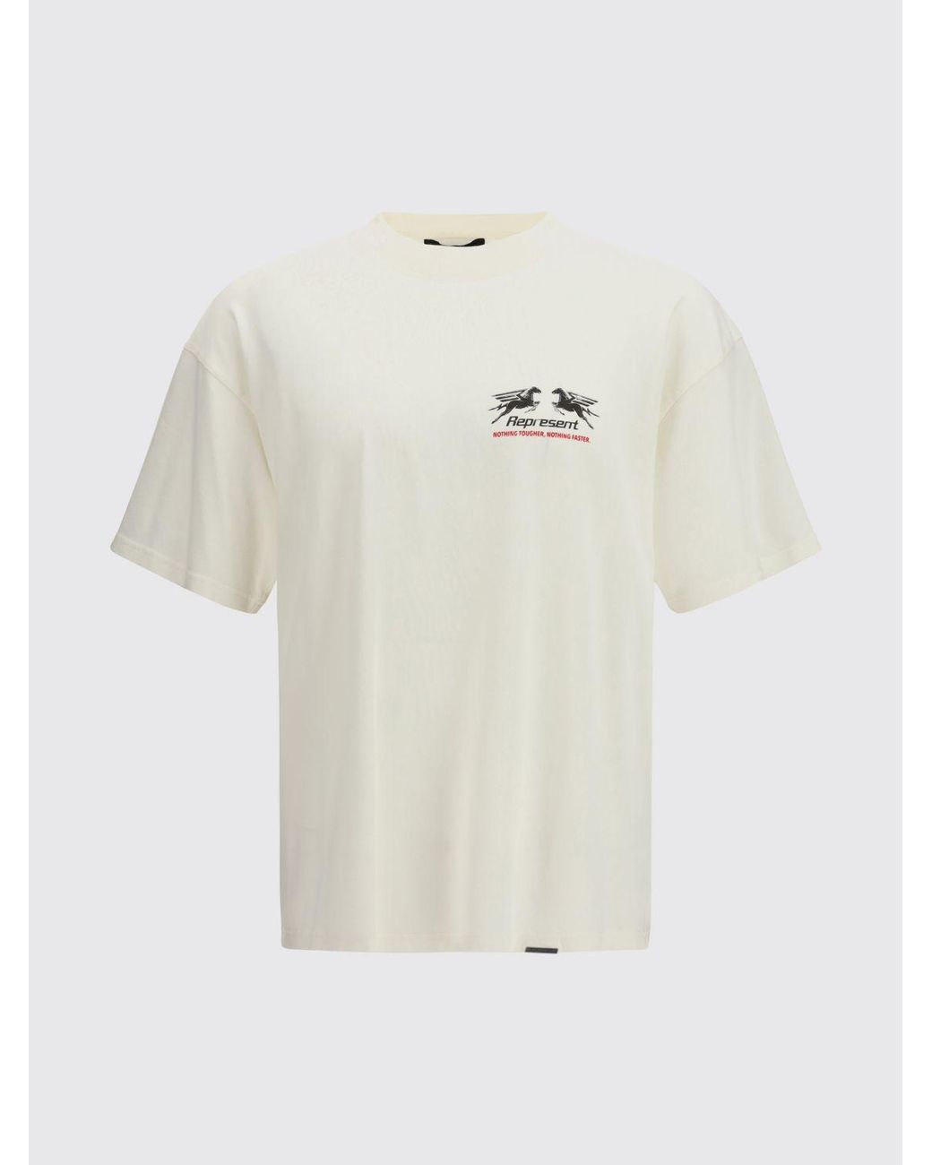 Represent Natural Printed Cotton T-Shirt for men