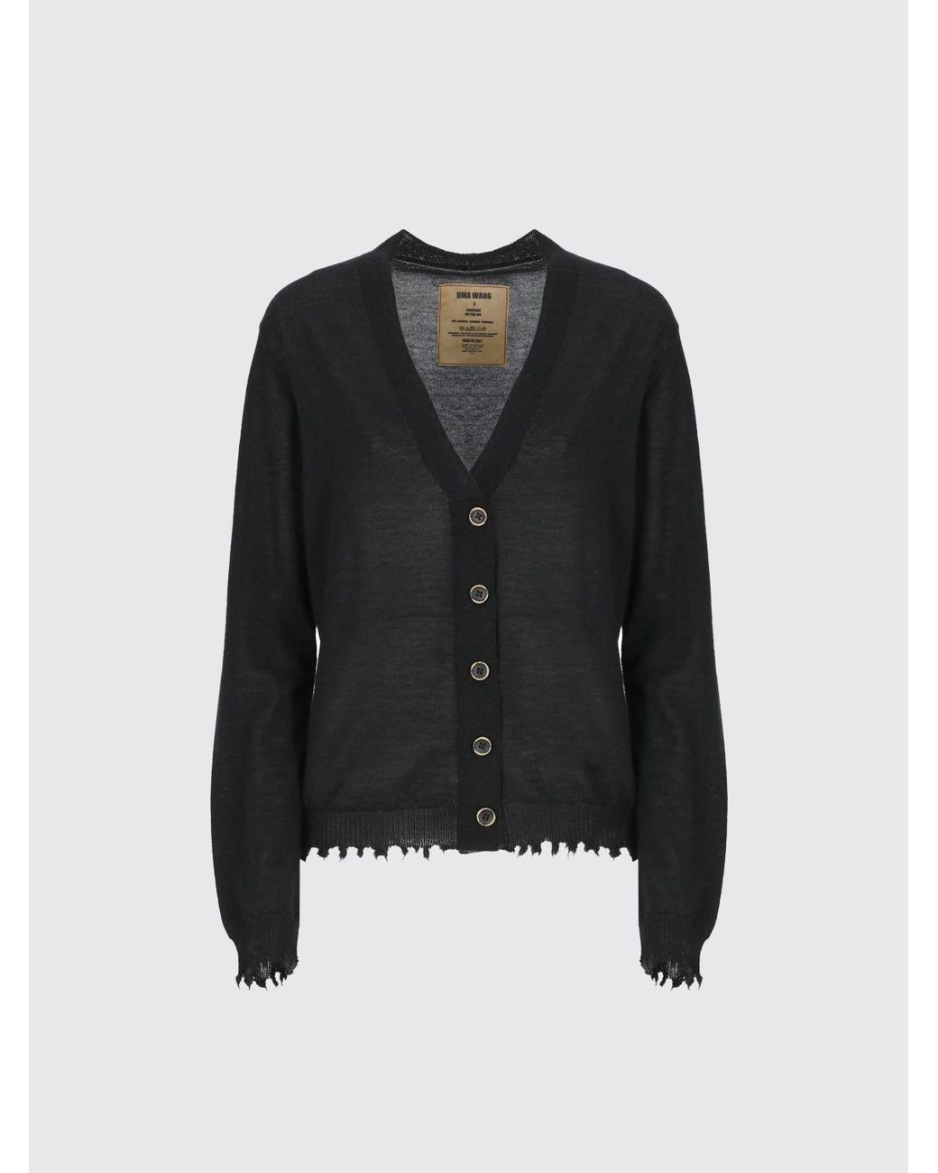 Uma Wang Black Strickjacke Damen