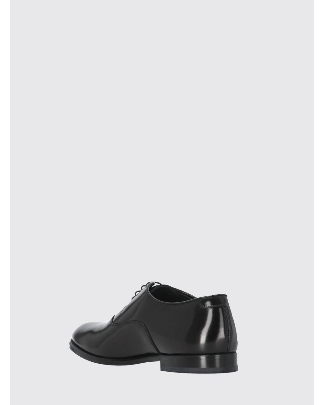 Doucal's White Brushed Leather Oxford Shoes for men
