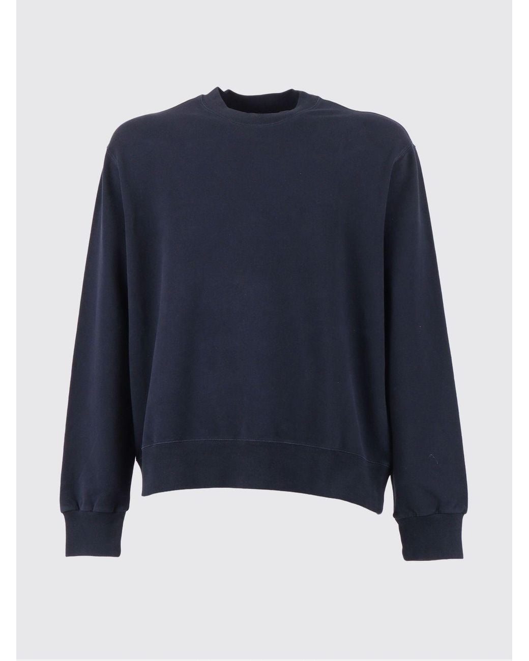 Circolo 1901 Blue Crew Neck Cotton Sweatshirt for men